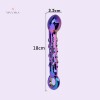 18x4.3cm Glass Dildo Huge Penis Anal Plug G Spot  Dildos Stimulation Sex Toys